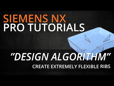 Siemens NX Pro Tutorial - how to create extremely flexible ribs using the feature pattern