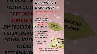 #shorts RETORNE AO REMETENTE | DICA DA OLHA DE LOURO