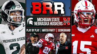 Michigan State Spartans vs Nebraska Cornhuskers | LIVE | Scoreboard | Play By Play | Postgame Show