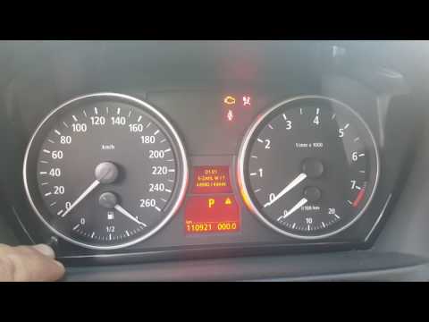 how to check the engine temperature in BMW E90 2006