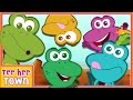 Five Little Speckled Frogs Nursery Rhymes And Kids Songs By Teehee Town