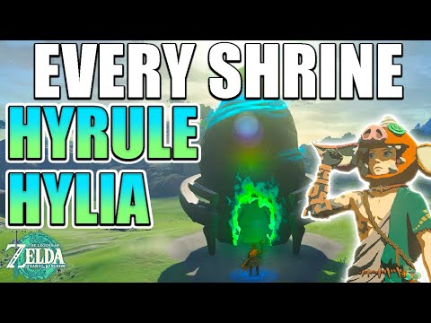 Every Shrine: Hyrule and Hylia WITH Locations | The Legend of Zelda: Tears of the Kingdom