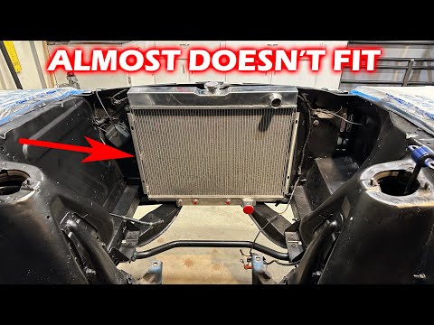 How to make a 24 inch Radiator fit in a Classic Mustang