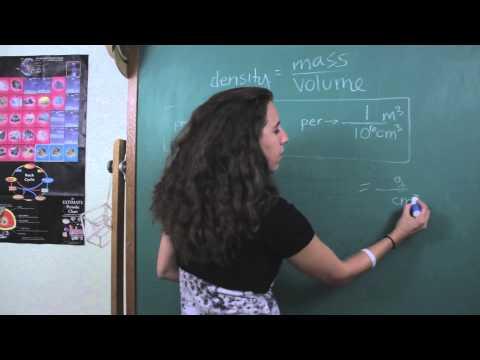 How to Determine the Density of a Liquid in Units of Grams Per Cubic Centimeters : Physics & Math