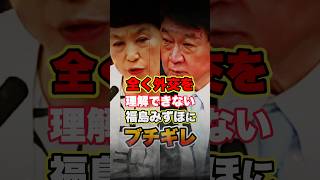 【茂木大臣】何度説明しても外交を全く理解できず同じ質問を繰り返す福島みずほにブチギレw #自民党 #茂木敏充 #社民党 #shorts
