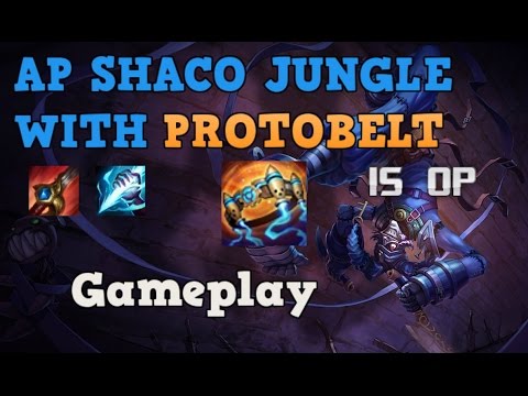 AP Shaco Jungle with Protobelt l KDA 14-7-5 l S6 Full Gameplay l League of Legends
