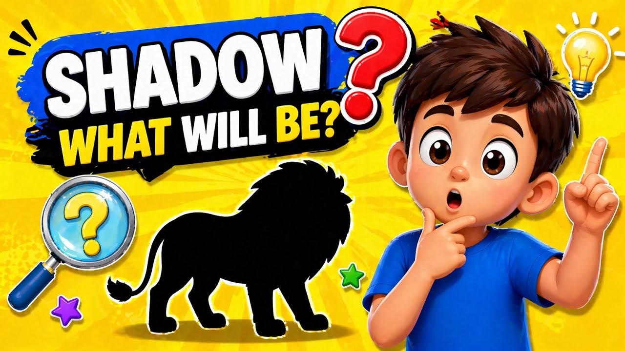 !Shadow Quiz 🐾 | Only Smart Kids Can Win!