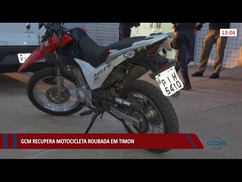 GCM recupera motocicleta roubada em Timon 09 06 2021