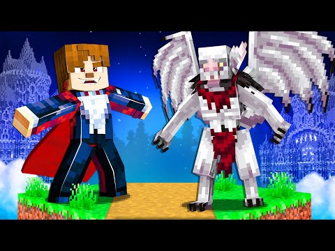 Minecraft’ta 100 Gün Boyunca Vampir Olarak Hayatta Kaldım!