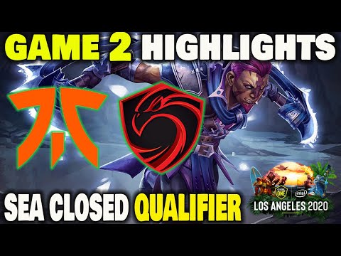 FNATIC VS CIGNAL ULTRA GAME 2 ESL One Los Angeles 2020 SEA Closed Qualifier