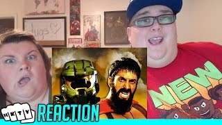 MASTER CHIEF vs LEONIDAS ERB REACTION!!🔥