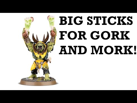 The Warhammer Age Of Sigmar Ironjawz Orruk Warchanter Has Big Thicc Sticks