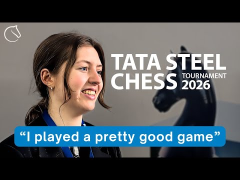 Eline Roebers Bounces Back With a Win Over Daniil Yuffa | Tata Steel 2026 | Round 5
