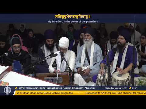 012 Toronto Jan  2020 Raensabaayee Keertan - Bibi Jaswinder Kaur Jee Dhaliwal
