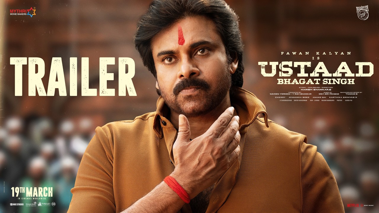 Power Star Pawan Kalyan Starrer "Ustaad Bhagat Singh" Trailer