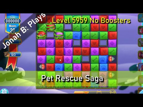 Pet Rescue Saga Level 5959 No Boosters