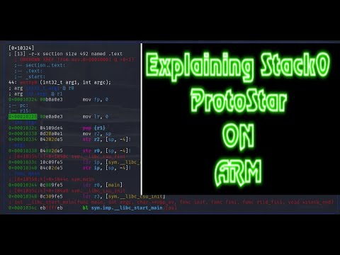 Explaining stack0  from protostart  series on ARM (azeria-labs) .