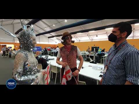 Circus Mircus & OGAE Greece at the Press Center - Eurovision 2022