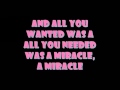 Vertical Horizon (MIRACLE) Lyrics