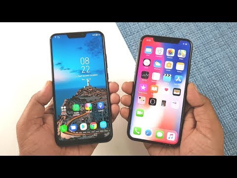 Asus Zenfone 5Z vs iPhone X Speed Test !