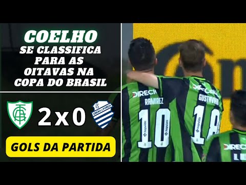 América-MG 2 x 0 CSA | Gols da Partida | Copa do Brasil | 10-05-2022
