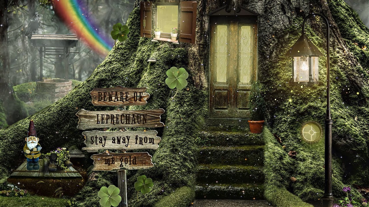 Leprechaun's House Counting Me Gold, Saint Patrick's Day Ambience ASMR : Coin Sounds, Nature Sounds