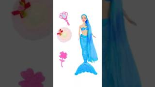 Muñeca Sirena Con Luz Y Accesorios