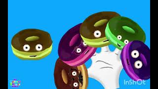 The Finger Family Donuts Family Nursery Rhyme | Fastfood Finger Family Songs