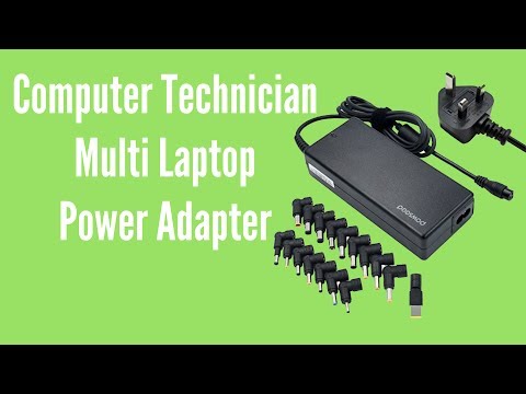 Computer technician multi laptop power adapter