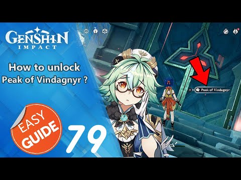 Genshin Impact-How to unlock Peak of Vindagnyr Dragonspine Domain In The Mountains Quest Easy Guide