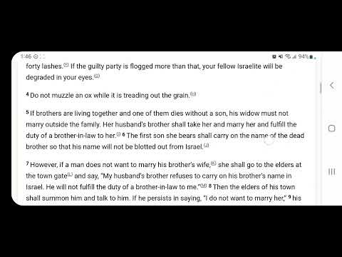 Deuteronomy 25:1-19