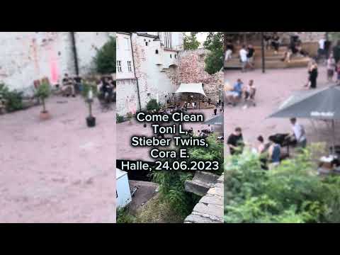 Toni-L, Stieber Twins und Cora E. in Halle/Saale (Turm), 24.06.2023 (Come Clean)