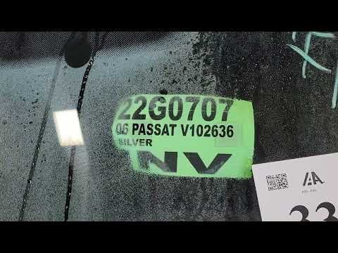 FOR SALE - 22G0707 - 2006 VOLKSWAGEN PASSAT - 2.0L ENGINE