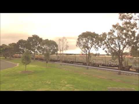 I am rail fanning a INDIAN PACIFEIC NR27 and a THE GHAN NR75
