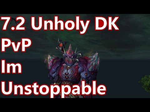 WoW - 7.2 Unholy Death Knight PvP - UNSTOPPABLE (111M Damage) - Battleground w/Commentary (Live)