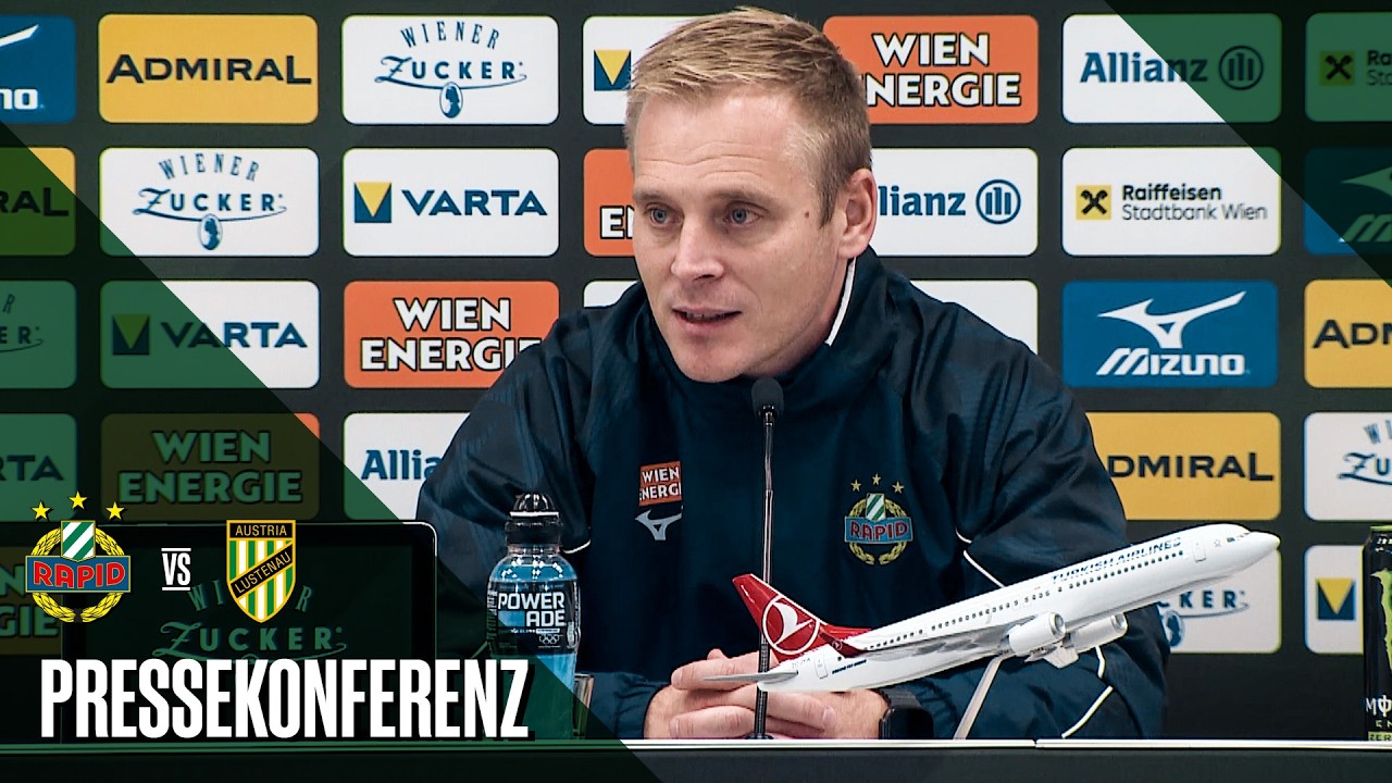 Pressekonferenz nach dem Heimsieg über SC Austria Lustenau