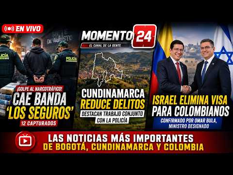 EN VIVO | Cae banda 'Los Seguros' en Bogotá | Cundinamarca reduce delitos |