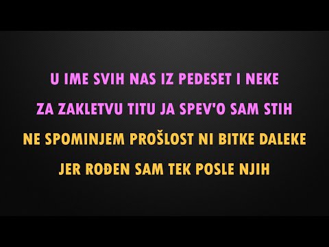 RAČUNAJTE NA NAS | Tekst, lyrics, besedilo