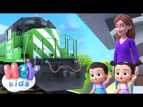 Canção do Trem! | Canção de Veículos para Crianças | HeyKids Português