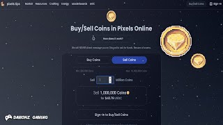 PIXELS | HOW TO SELL YOUR COINS IN PIXELS ONLINE