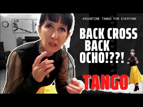 Ultimate Tango Wisdom presents a practice sequence with a series of back crosses