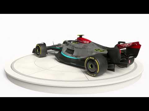 Thumbnail for Mercedes W13 F1 Team Season 2022 Formula 1 Race Car 3D model by Car, Van