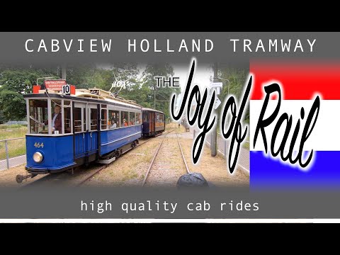 Electrische Museumtramlijn Amsterdam CABVIEW HOLLAND [TRAMWAY] 14jul 2019
