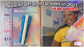 How to get good grades in year 7 // How to get straight A's EFFORTLESSLY