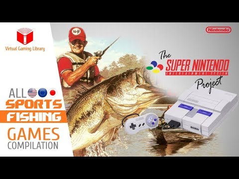 All SNES/Super Nintendo Fishing Games Compilation - Every Game (US/EU/JP)