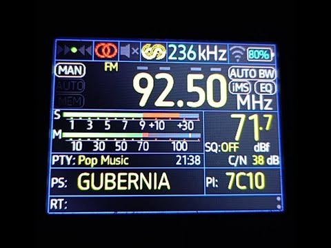 TEF6686 Radio - FM Bandscan in Samara, 07.12.2025