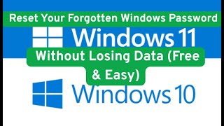 Download the video "Reset Your Forgotten Windows Password Without Losing Data (Free & Easy) | How to reset password"