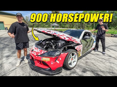 Adam LZ Built Me a Pro Drift Car! - 3.4 Liter 2JZ Supra