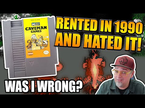 Was I WRONG? Rented This Game In The 90's & HATED It! Caveman Games NES Is It BAD?