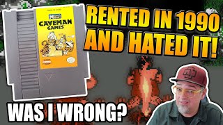 Was I WRONG? Rented This Game In The 90's & HATED It! Caveman Games NES Is It BAD?